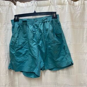 AFTCO Teal Cargo Shorts for Men